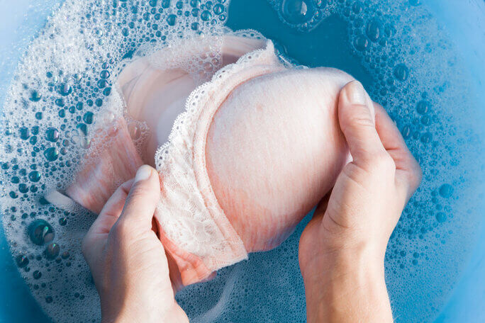How to hand wash bras 1