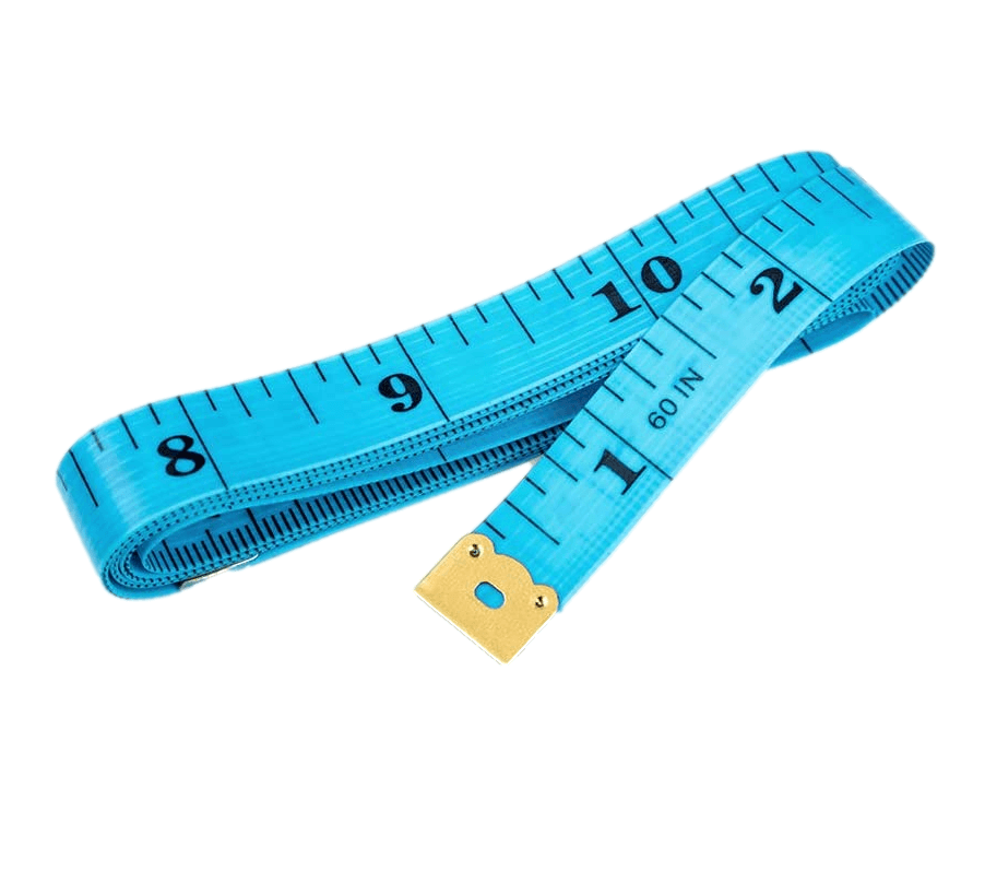 soft tape measure blue