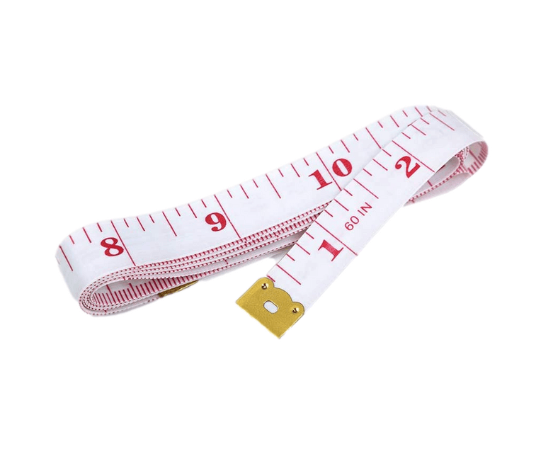 soft tape measure in red